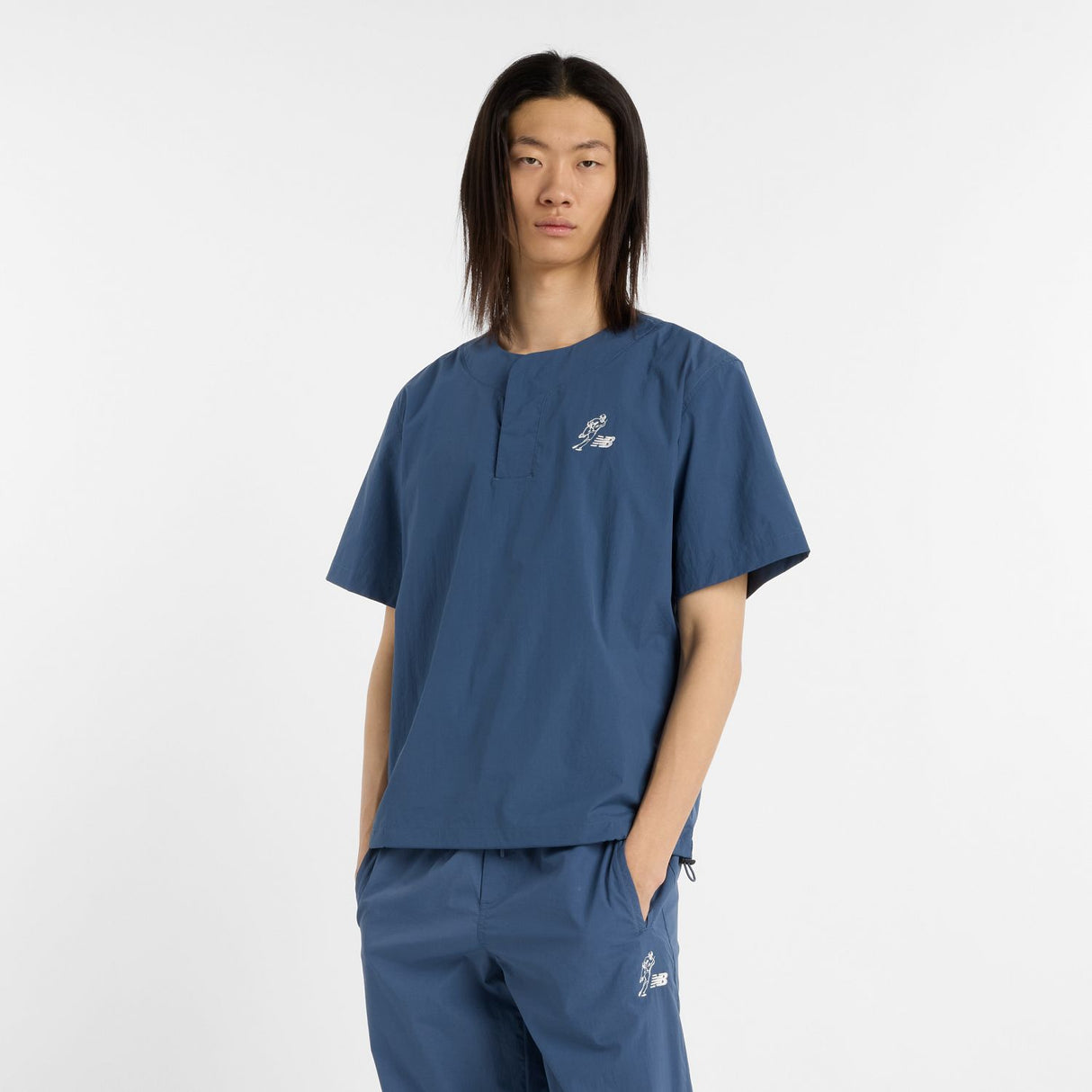New Balance Men's Shohei Signature Woven Nylon Top-3
