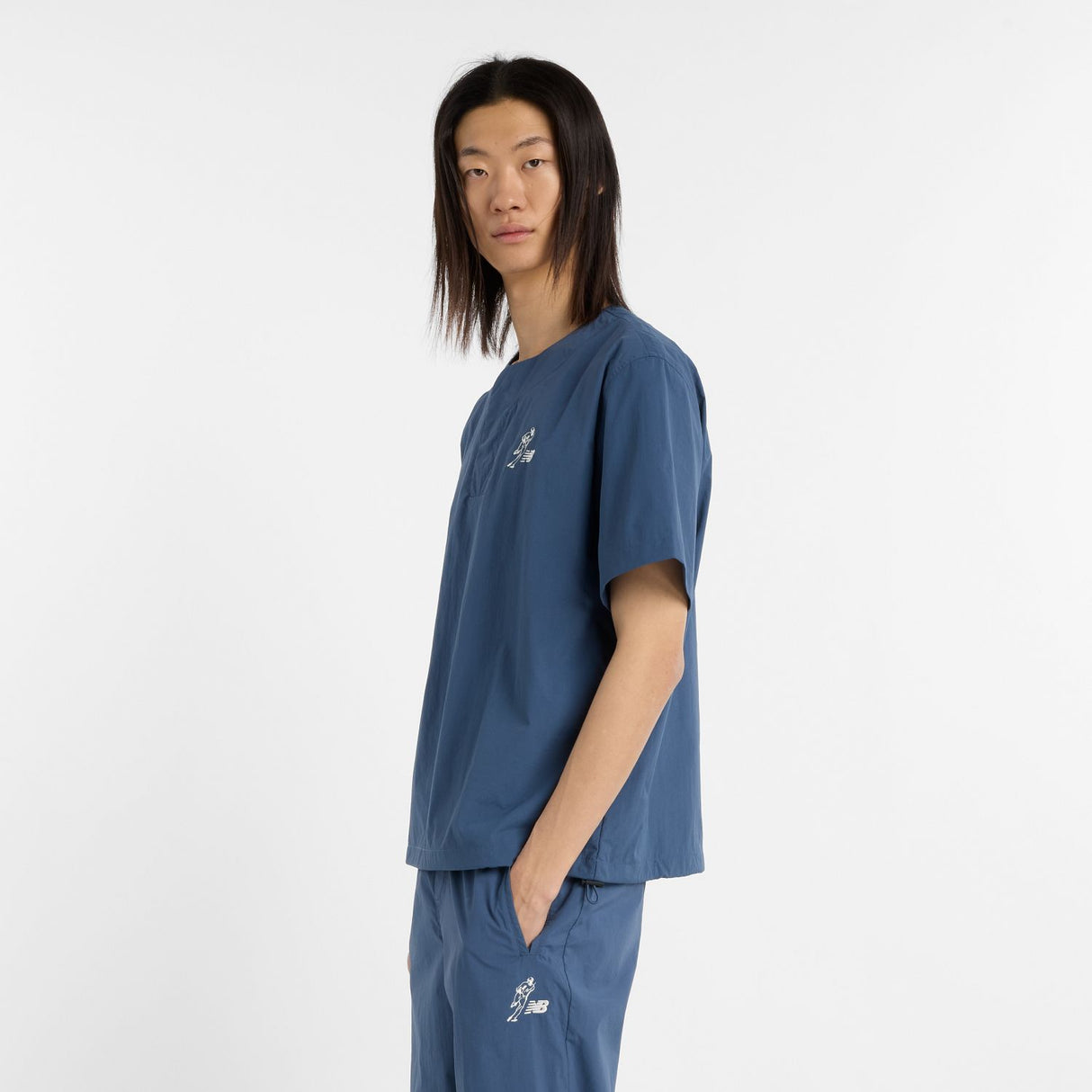 New Balance Men's Shohei Signature Woven Nylon Top-4
