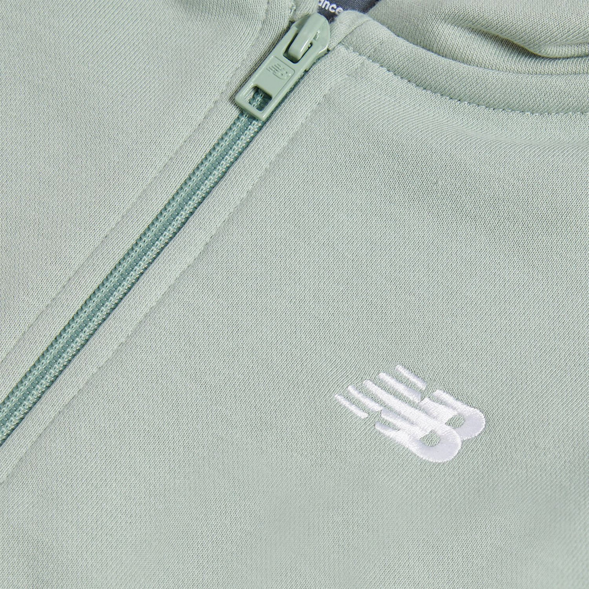 New Balance Youth French Terry Small Logo Full Zip Hoodie-3