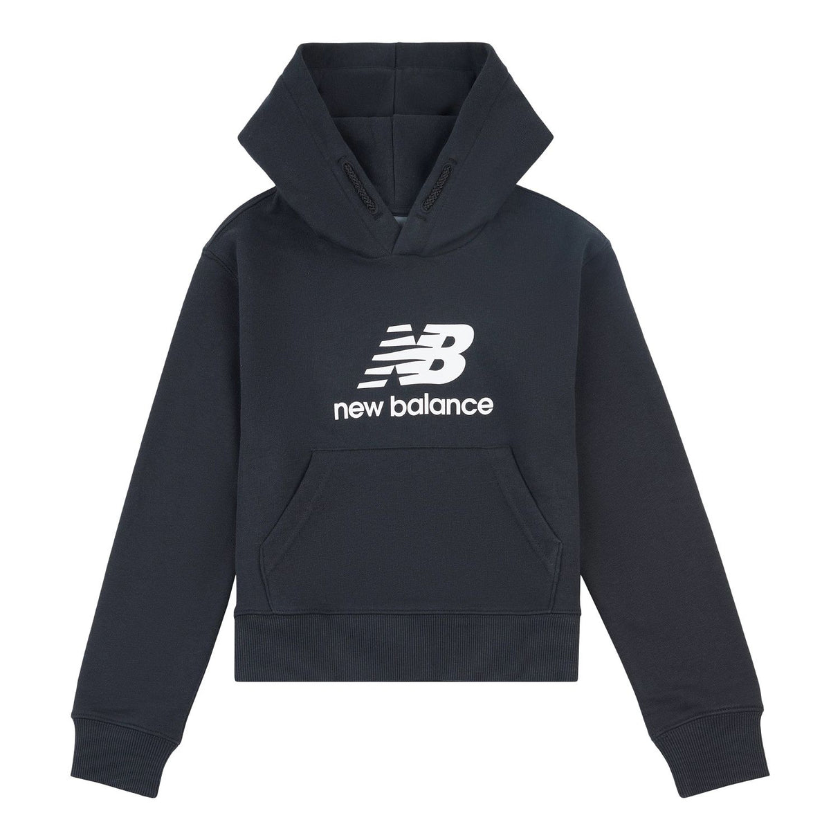 New Balance Youth French Terry Stacked Logo Hoodie-1