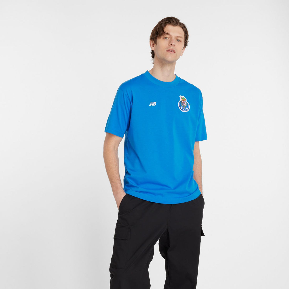 New Balance Men's FC Porto Small Logo T-Shirt-3