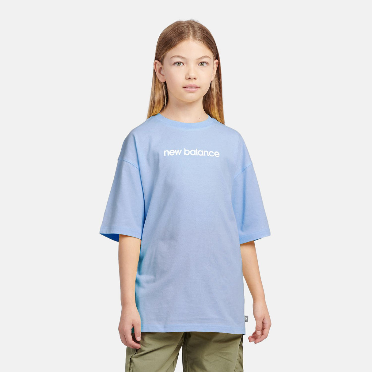 New Balance Youth Girl's Floral Sneaker Graphics T-Shirt-1