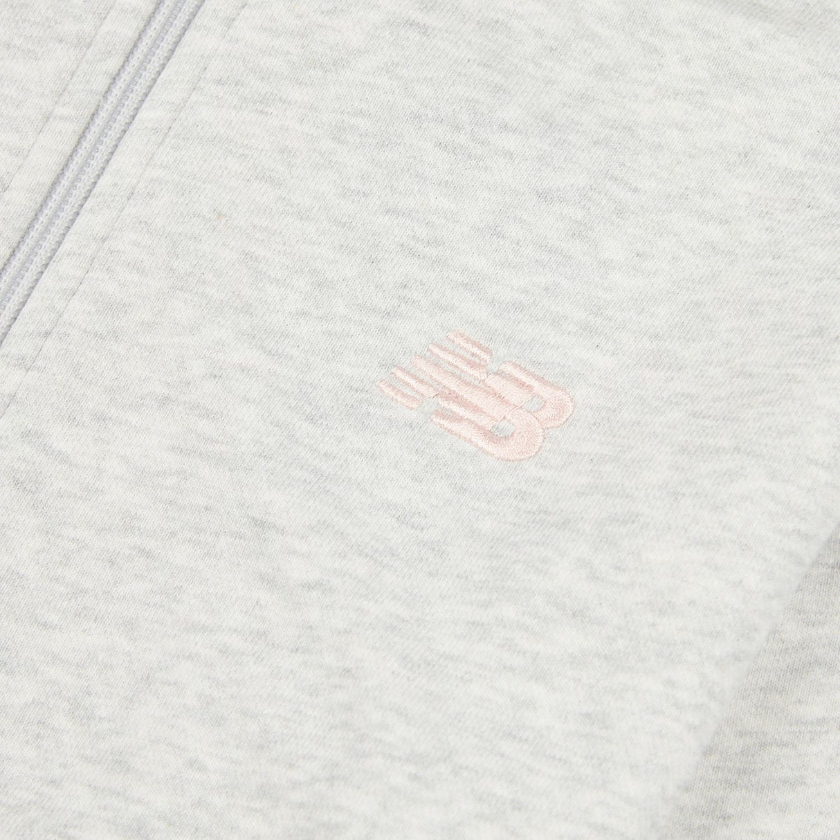 New Balance Youth French Terry Small Logo Full Zip Hoodie-3