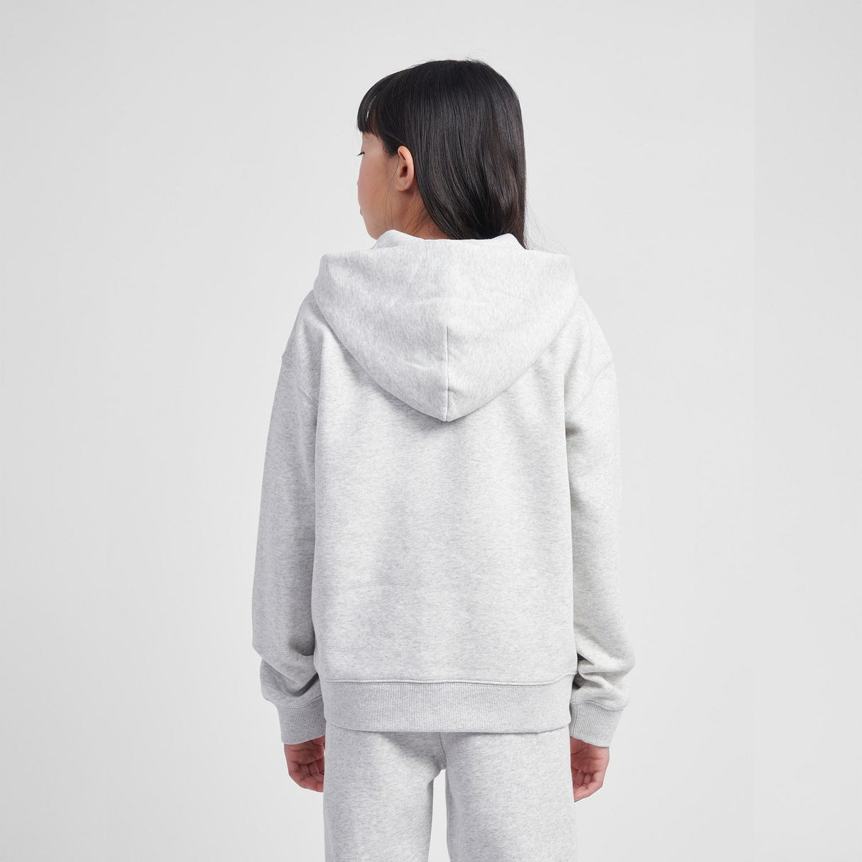 New Balance Youth French Terry Small Logo Full Zip Hoodie-7