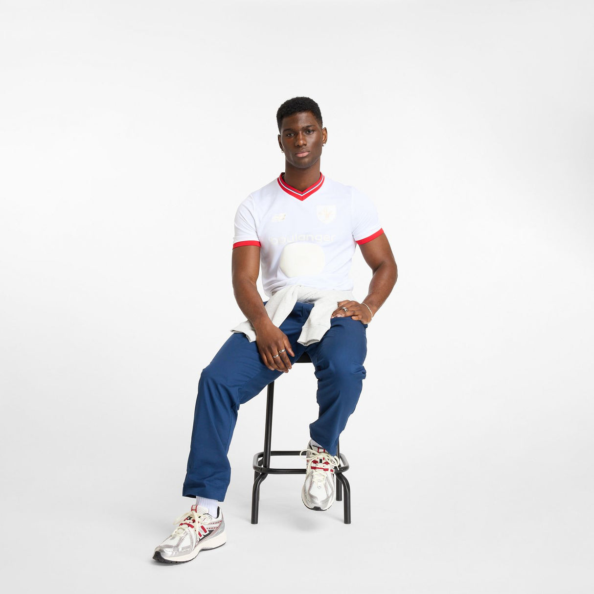 New Balance Men's Lille LOSC Anniversaire Short Sleeve Jersey-2