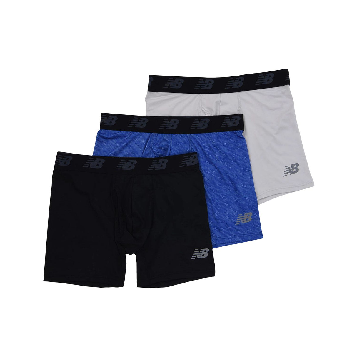 New Balance Men's Premium 6 Inch Boxer Brief with Fly 3 Pack-5