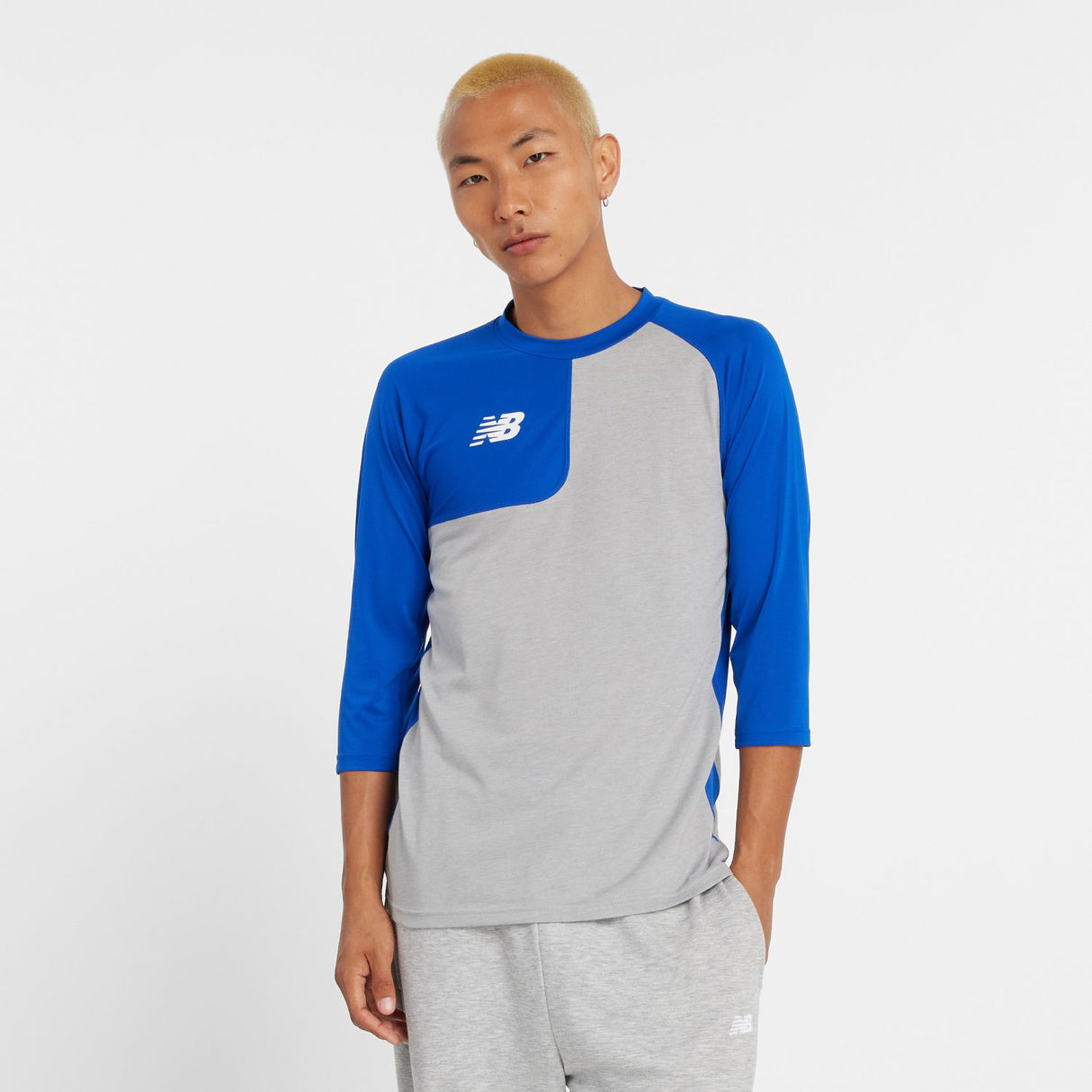 New Balance Men's Asymmetrical Compression Baseball Top-1