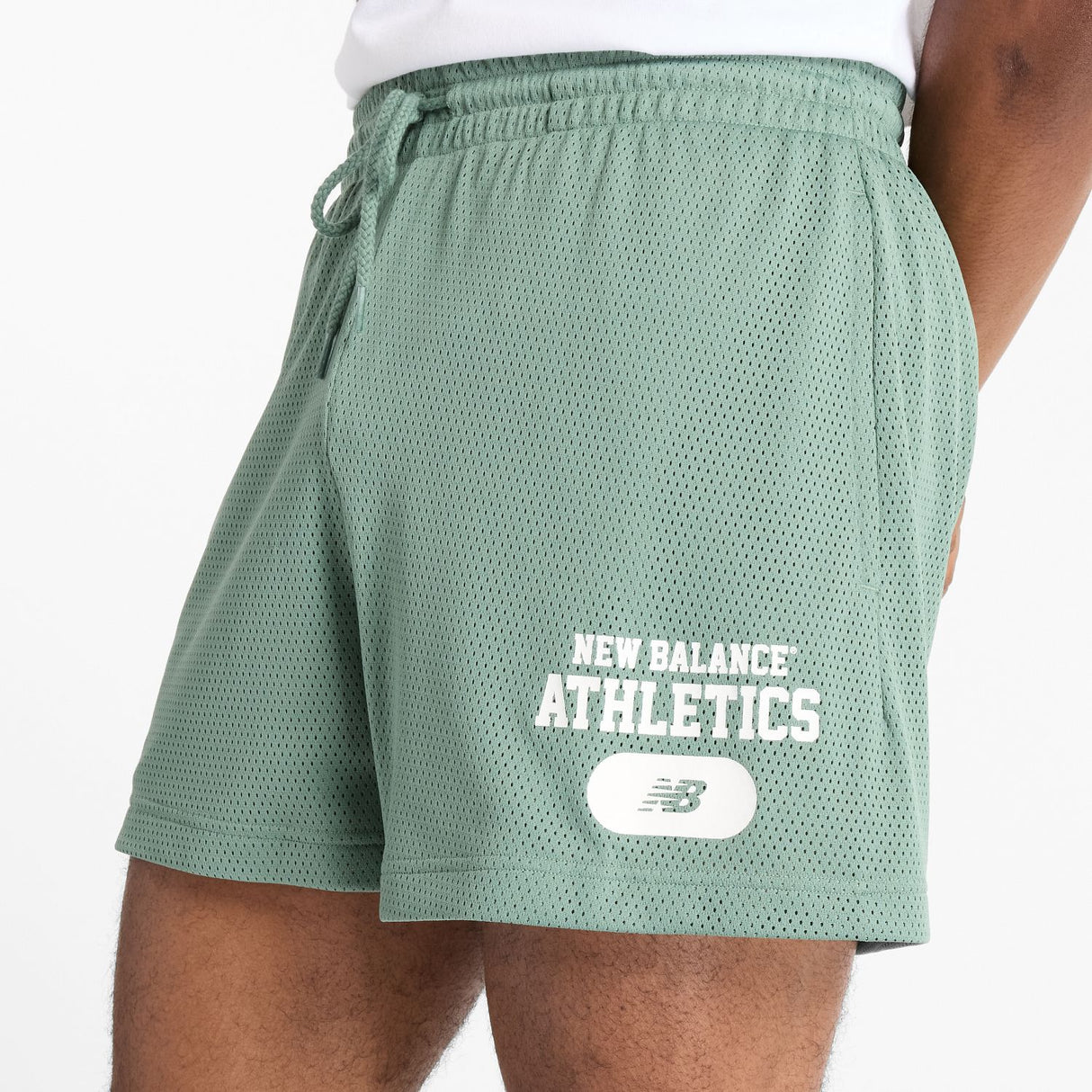 New Balance Men's Heritage Mesh Graphic 5" Short-6