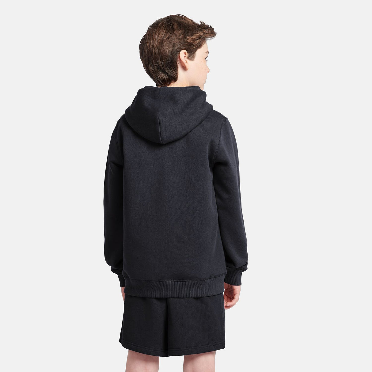 New Balance Youth Brush Back Small Logo Full Zip Hoodie-7