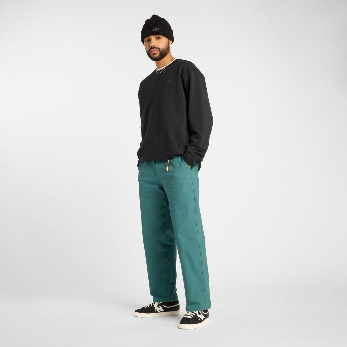 New Balance Men's Numeric French Terry Crew-1