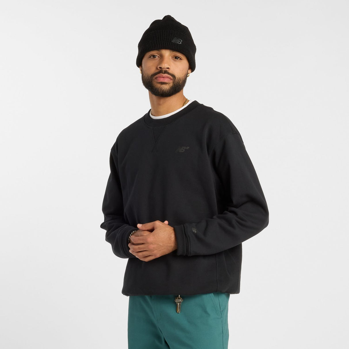 New Balance Men's Numeric French Terry Crew-3