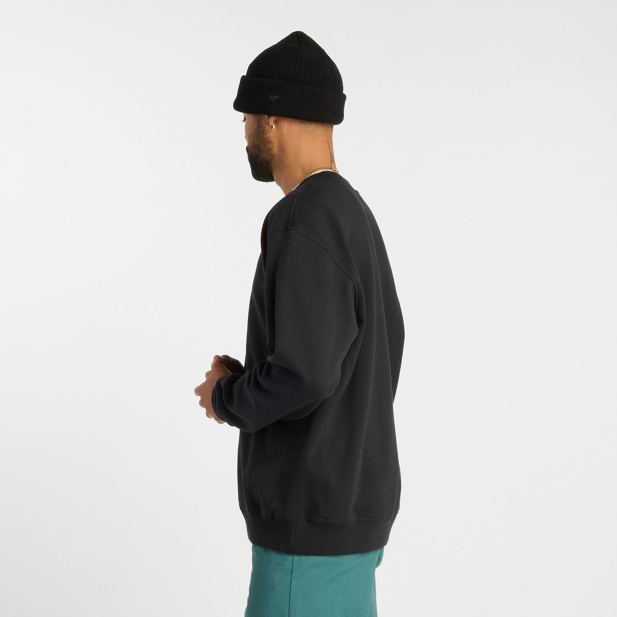 New Balance Men's Numeric French Terry Crew-4