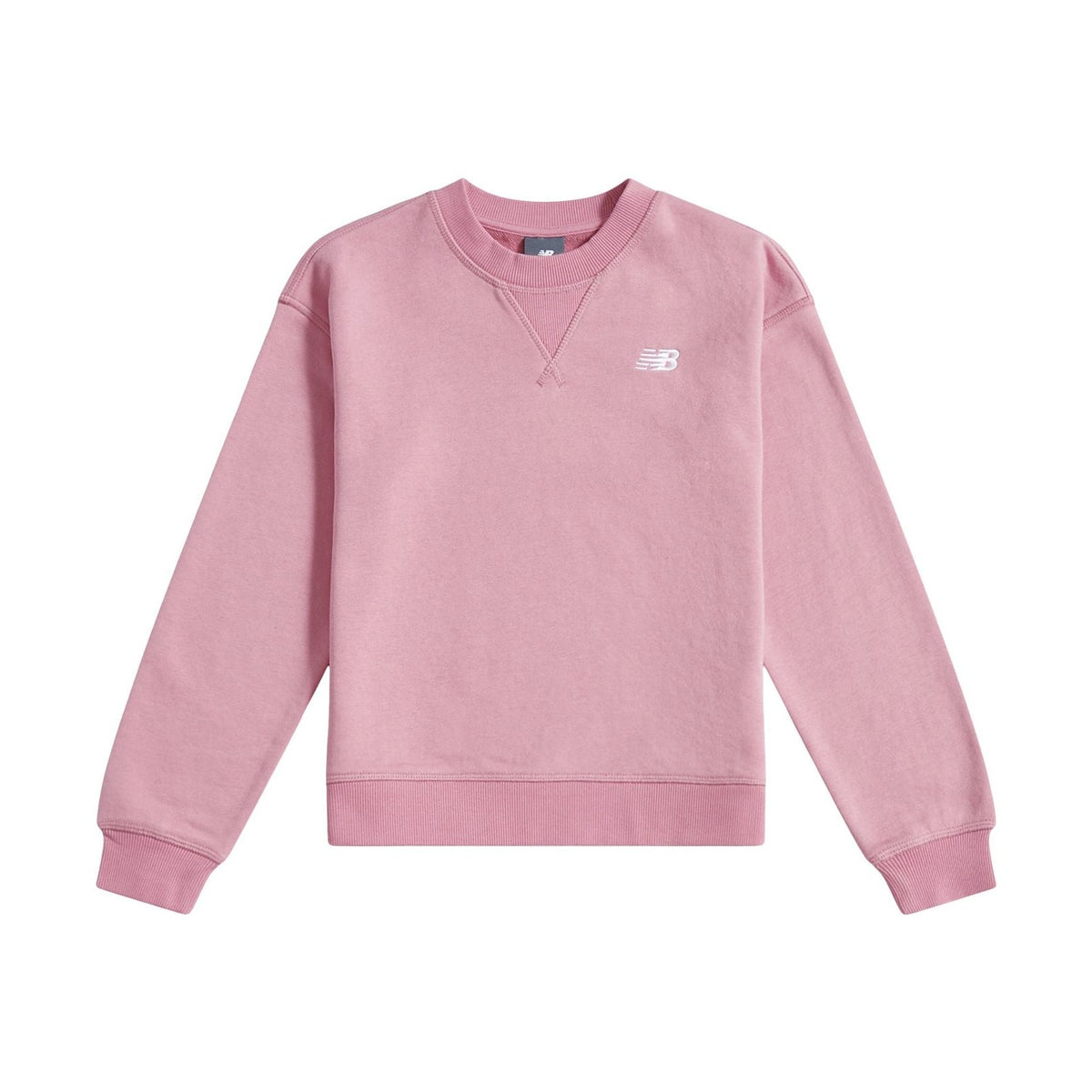 New Balance Youth Girl's FT Small Logo Crew-1