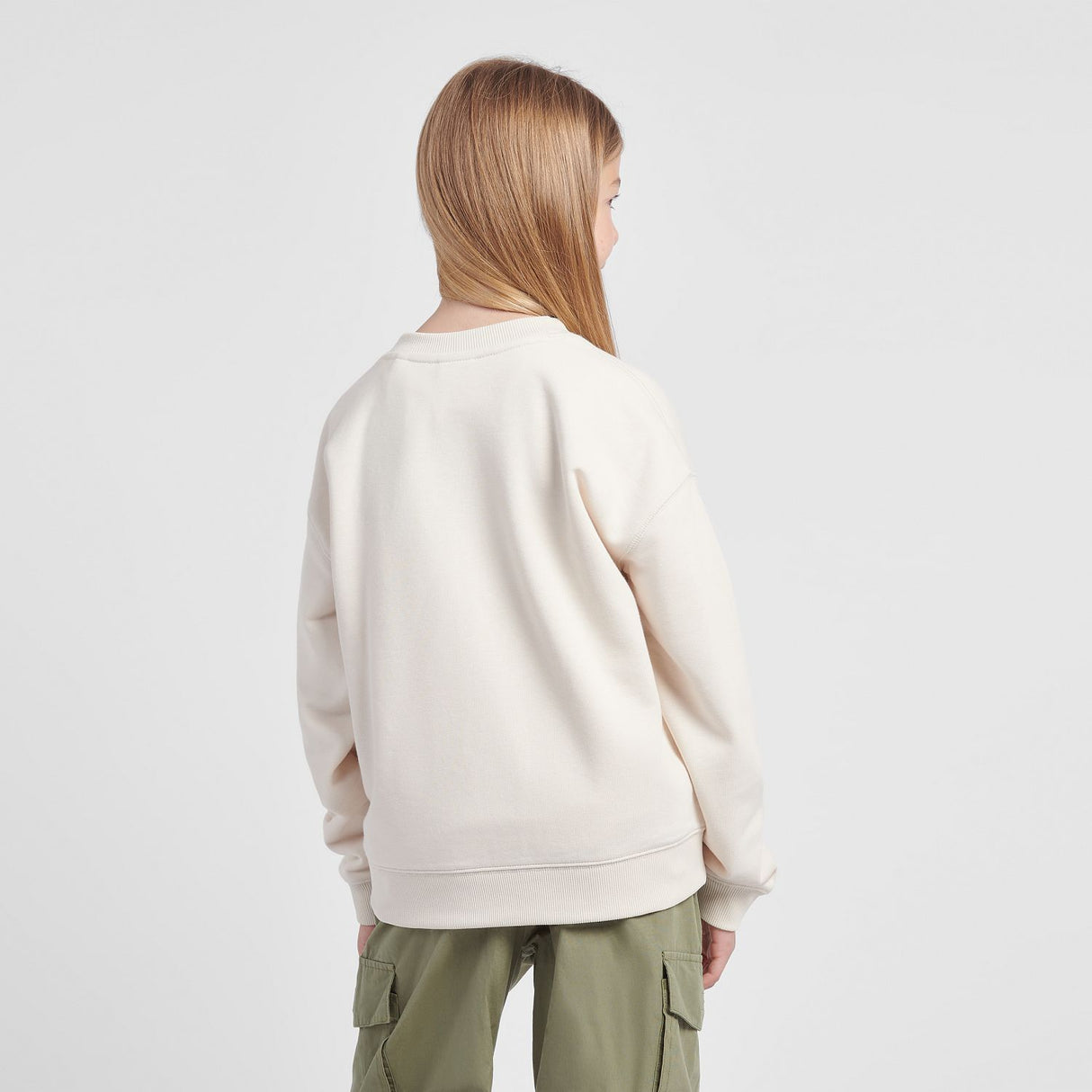 New Balance Youth Girl's FT Small Logo Crew-4