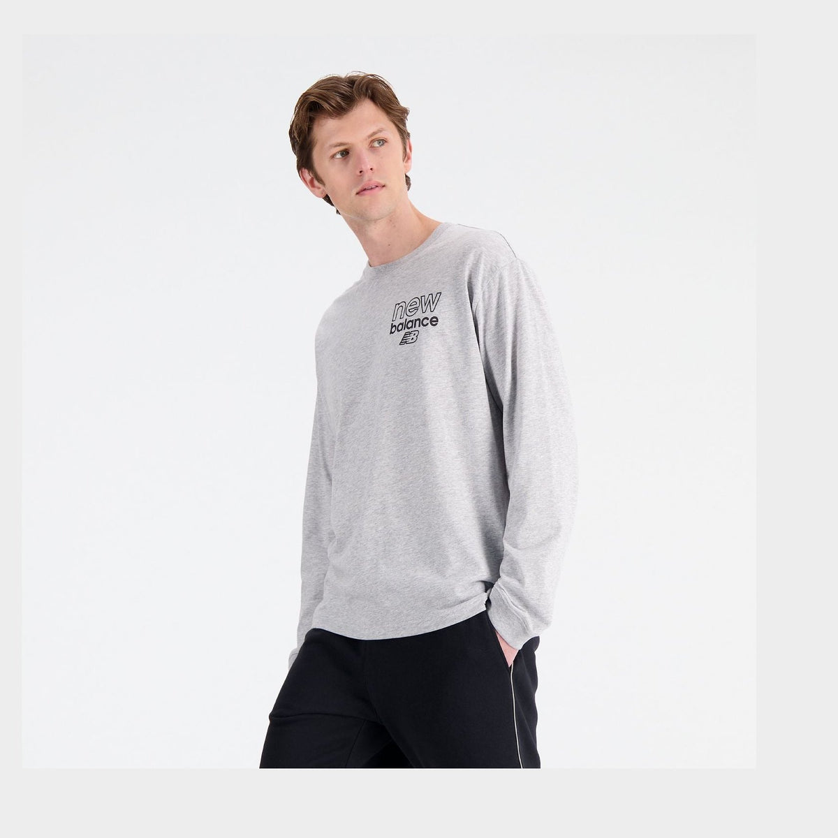 New Balance Men's Sport Seasonal Long Sleeve T-Shirt-2