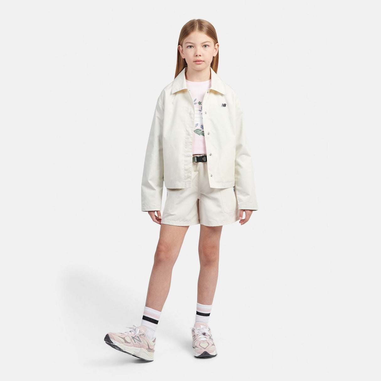 New Balance Youth Girl's Premium Coach Jacket-6