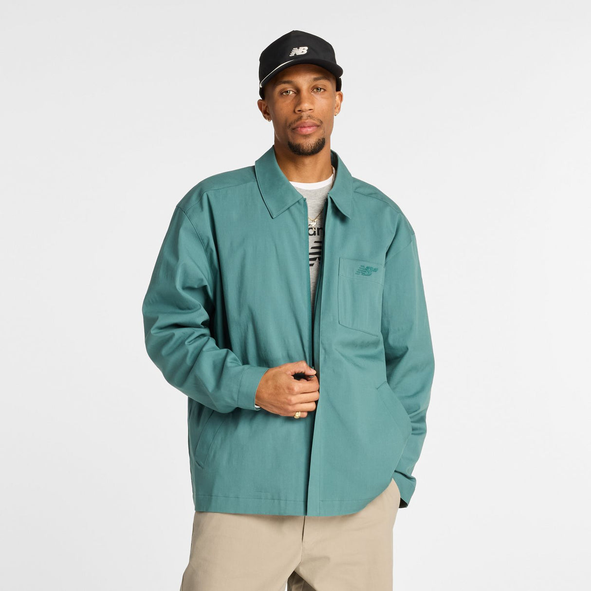 New Balance Men's Numeric Coaches Twill Jacket-3