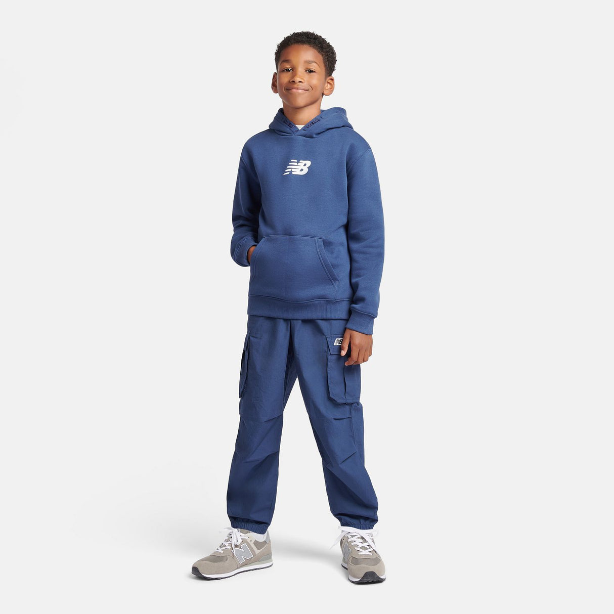 New Balance Youth Basketball Sneaker Poster Hoodie-5