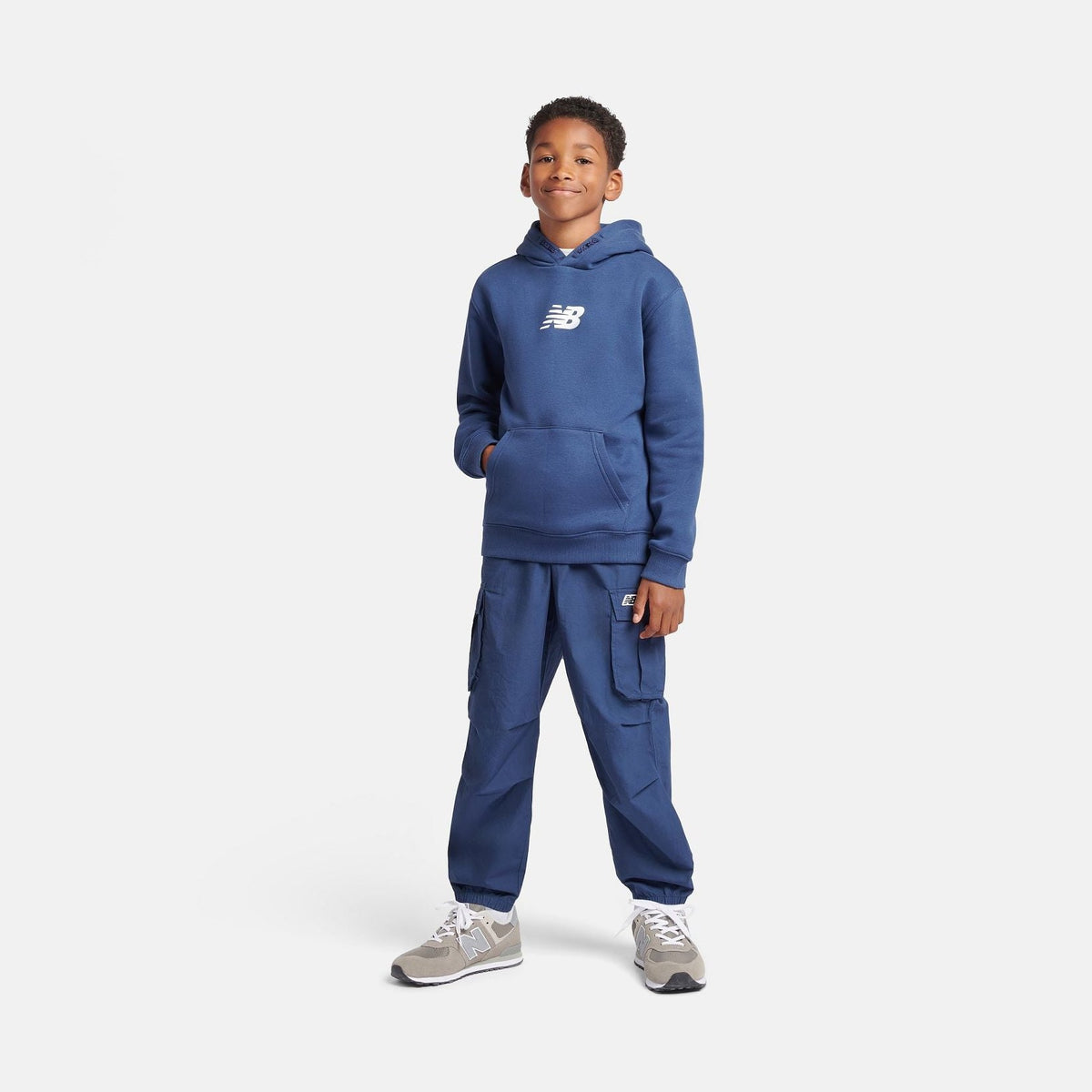 New Balance Youth Basketball Sneaker Poster Hoodie-5