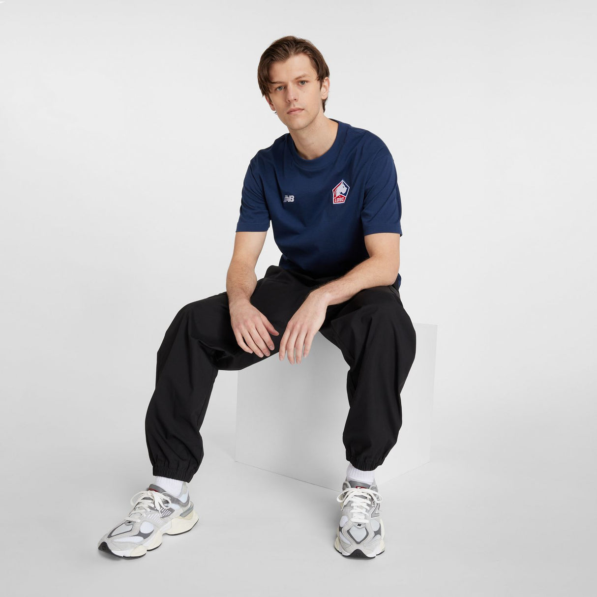 New Balance Men's Lille LOSC Logo T-Shirt-2