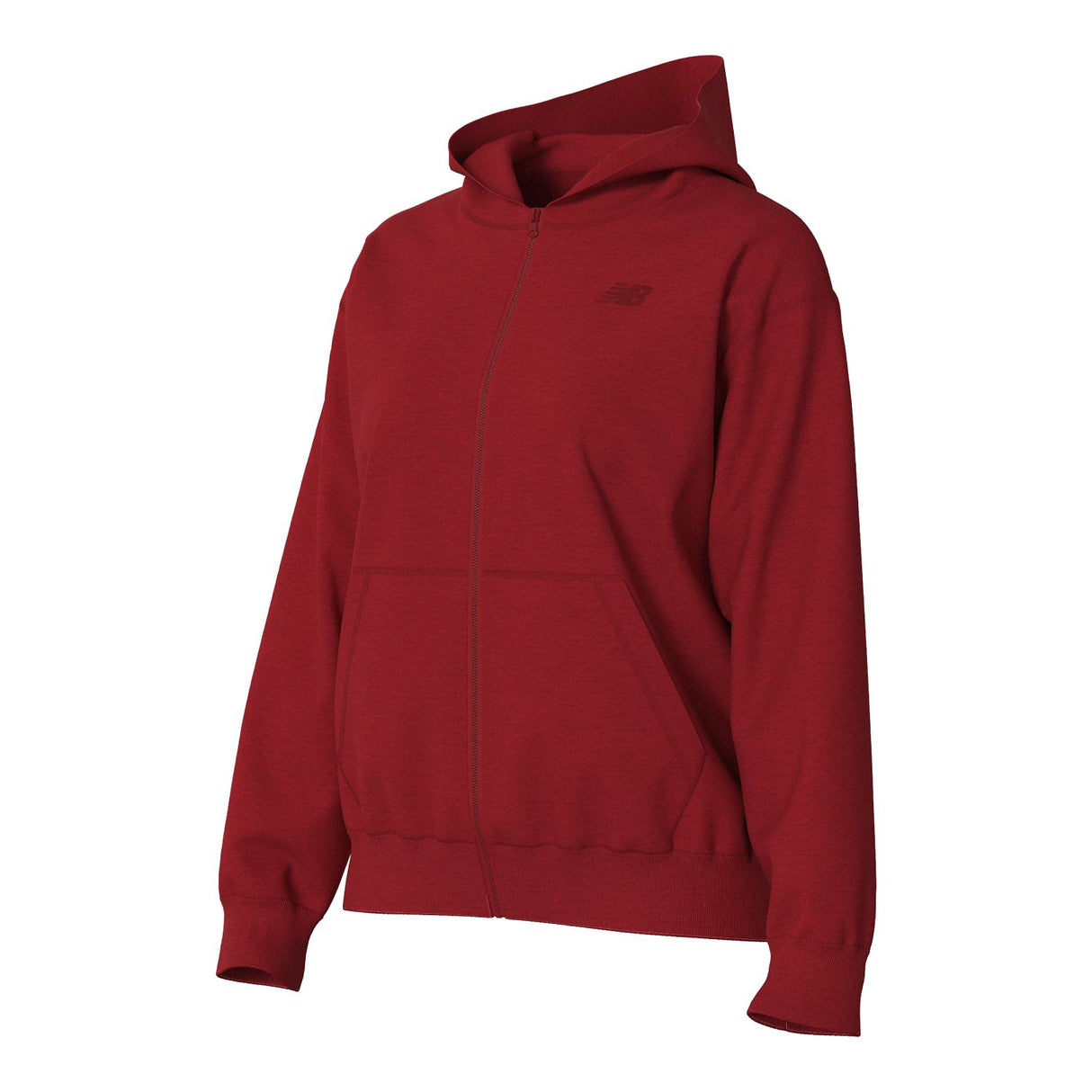 New Balance Women's Team French Terry Full Zip Hoodie-5