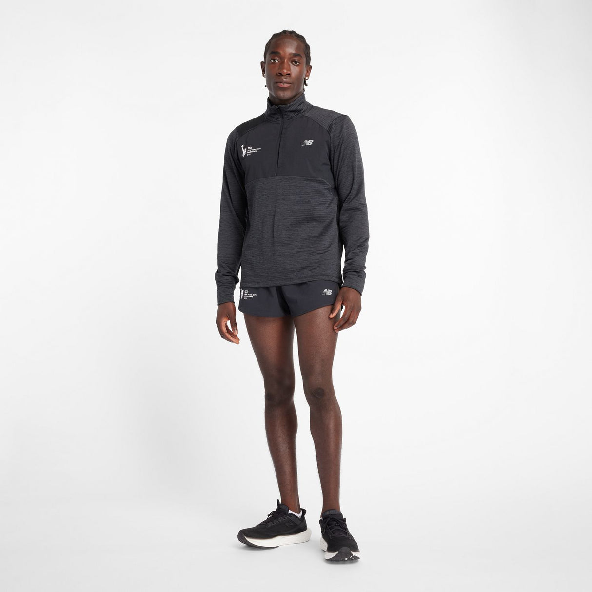 New Balance Men's NYC Marathon Athletics Heat Grid 1/2 Zip-1