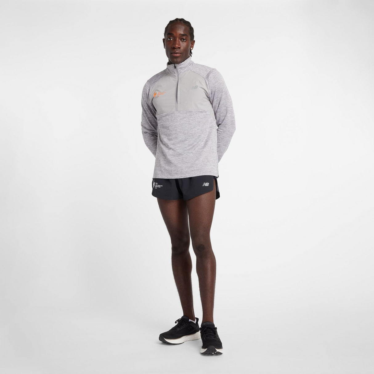 New Balance Men's NYC Marathon Athletics Heat Grid 1/2 Zip-1