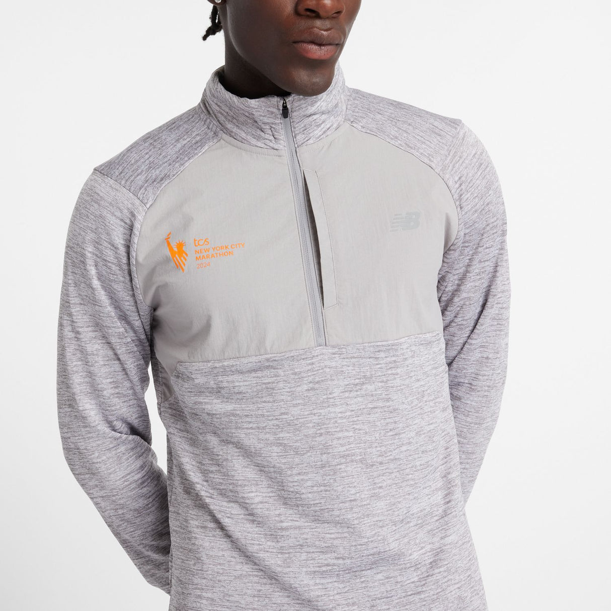 New Balance Men's NYC Marathon Athletics Heat Grid 1/2 Zip-6