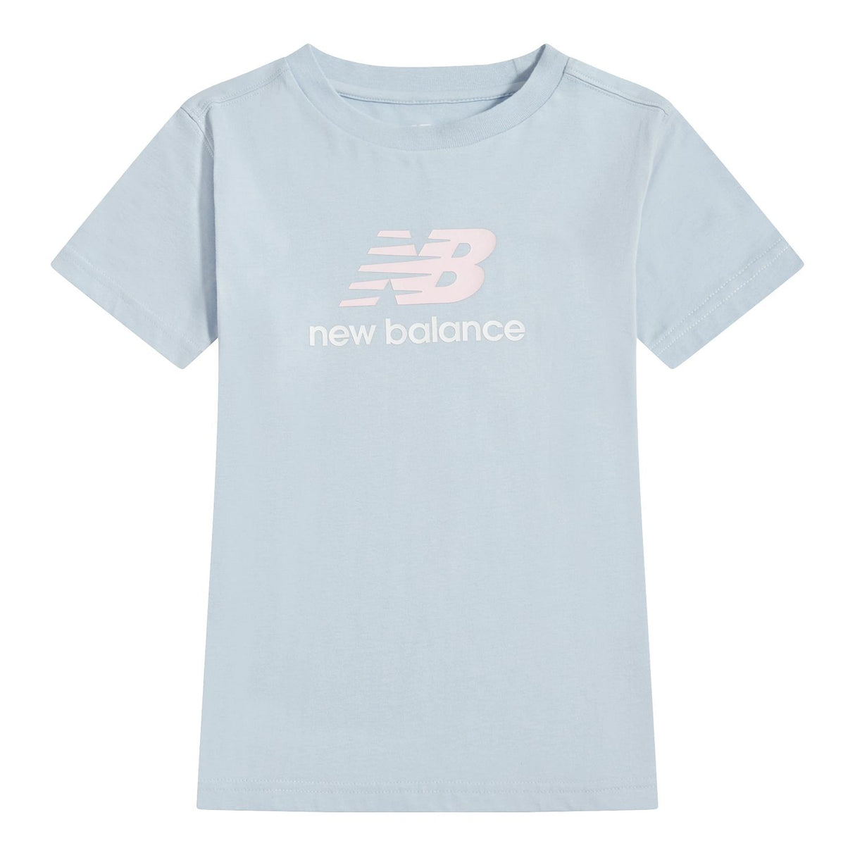 New Balance Girls' Stacked Logo T-Shirt-1