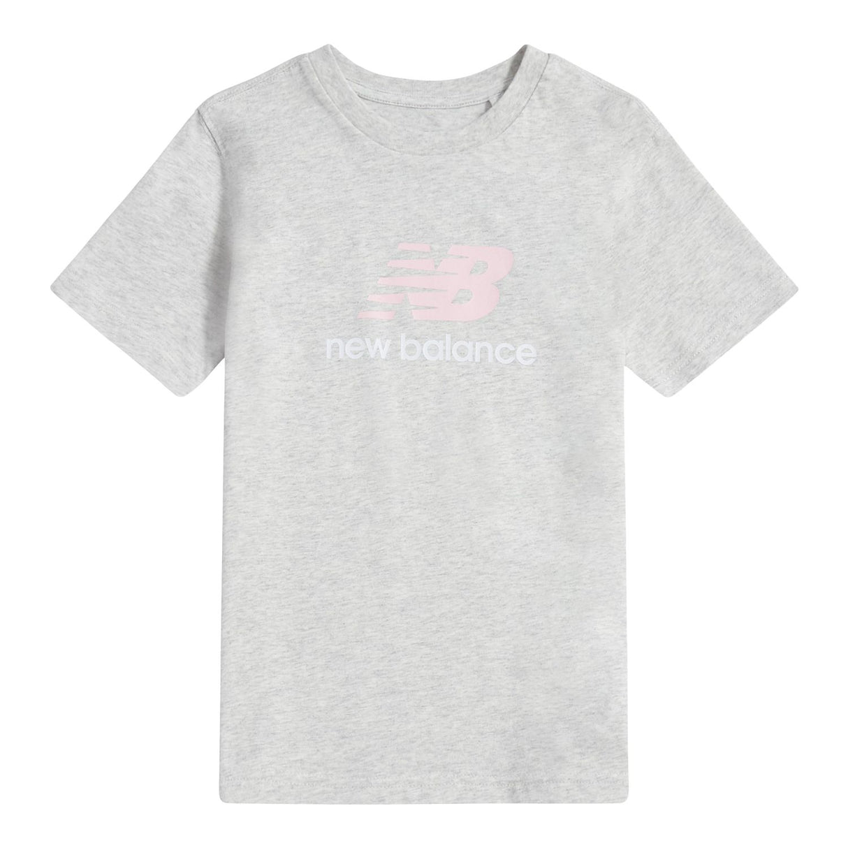 New Balance Girls' Stacked Logo T-Shirt-1