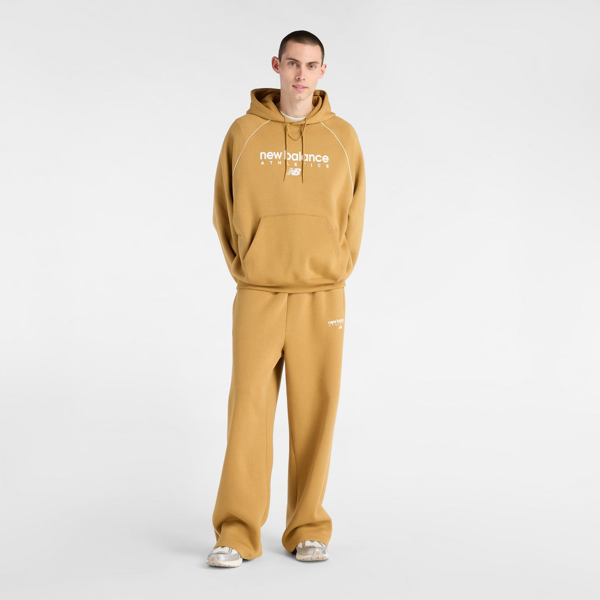 New Balance Men's Trackside Fleece Hoodie-1