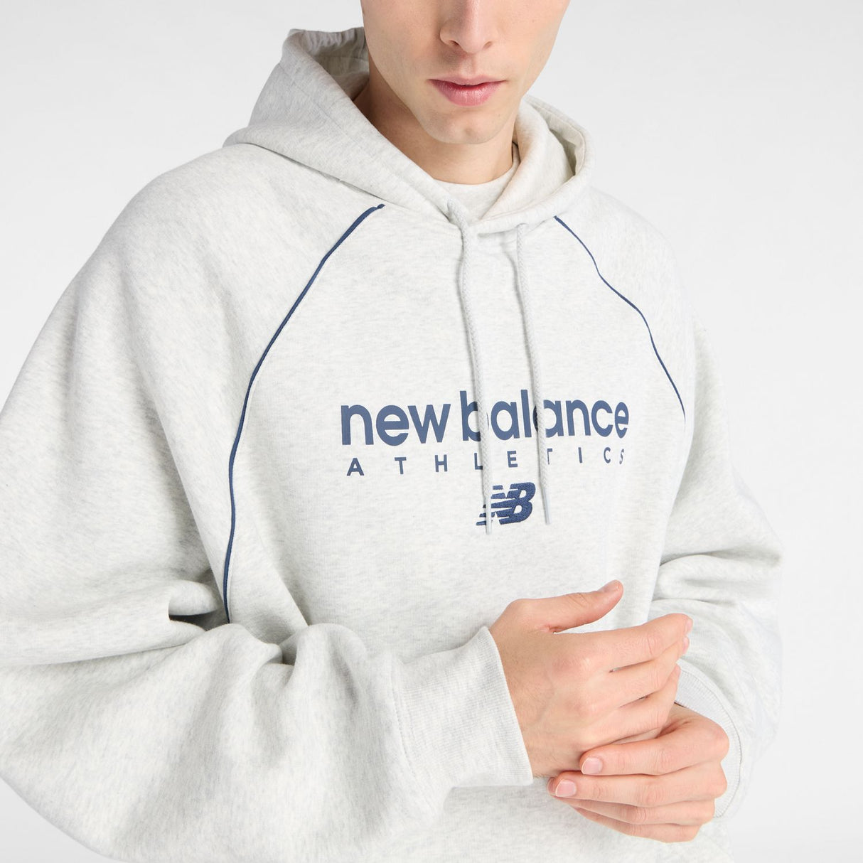 New Balance Men's Trackside Fleece Hoodie-4