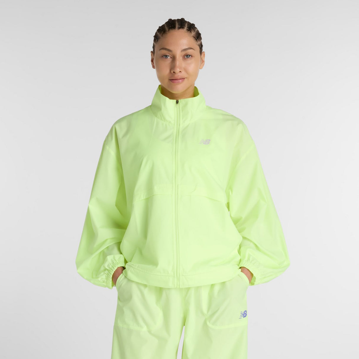 New Balance Women's Trackside Woven Jacket-2