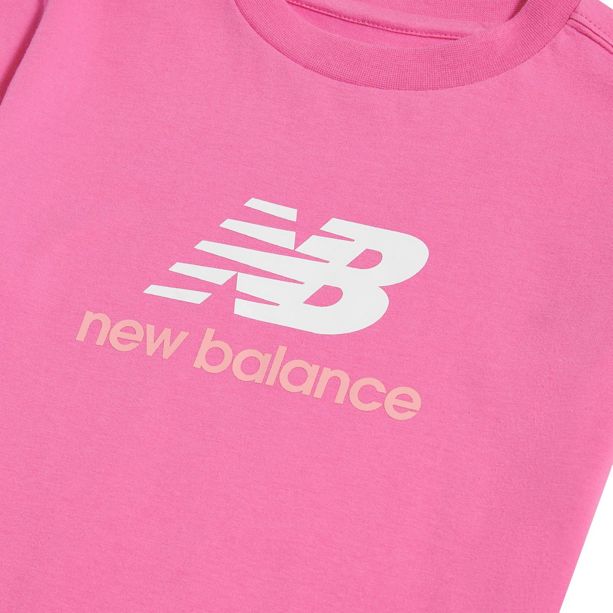 New Balance Girls' Stacked Logo T-Shirt-3