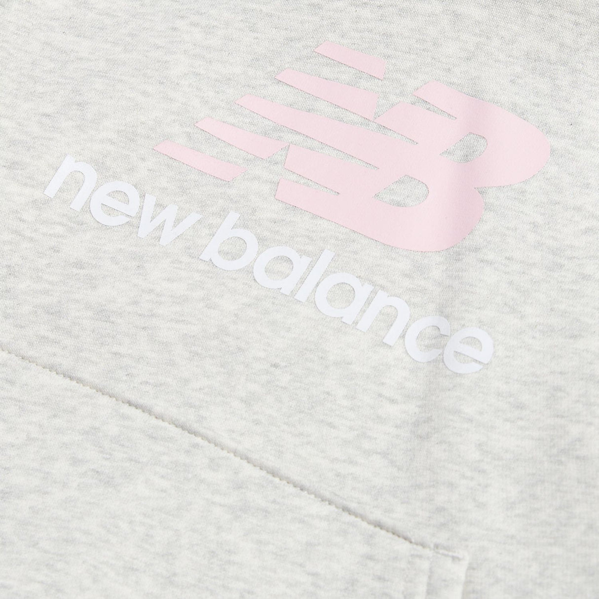 New Balance Girls' BB Stacked Logo Hoodie-3