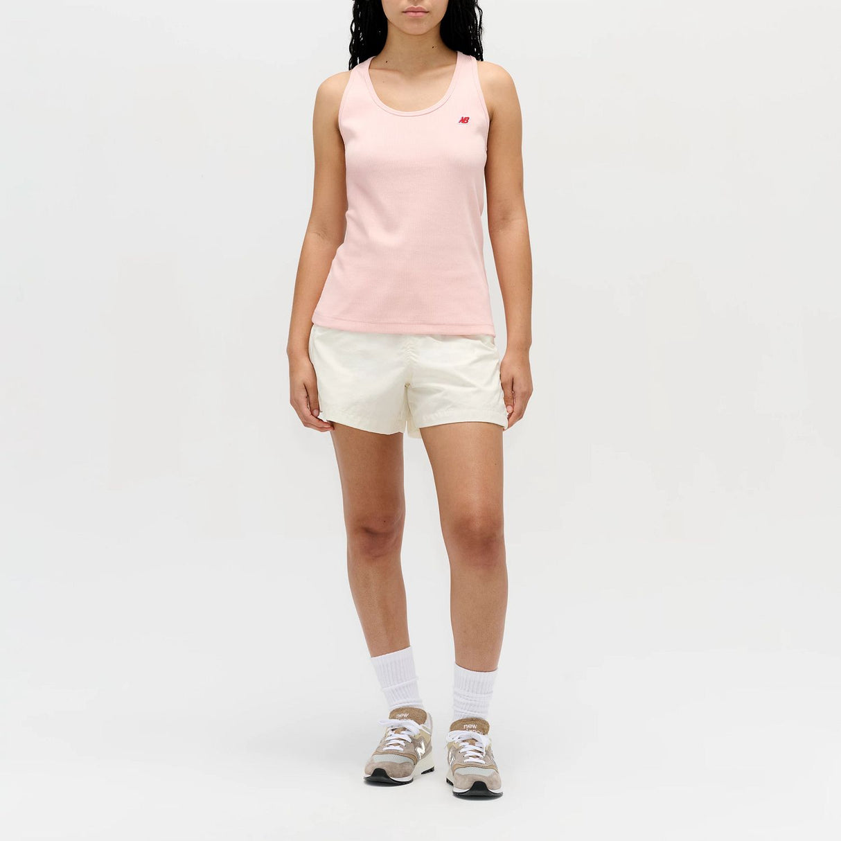 New Balance Women's Made in USA Ribbed Tank (Fitted)-1