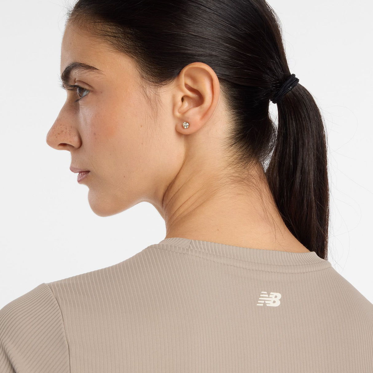 New Balance Women's NYC Marathon Ribbed Fitted T-Shirt-6