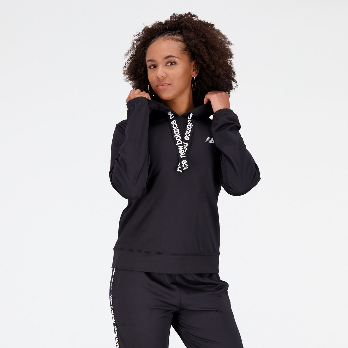 New Balance Women's Relentless Terry Hoodie-1
