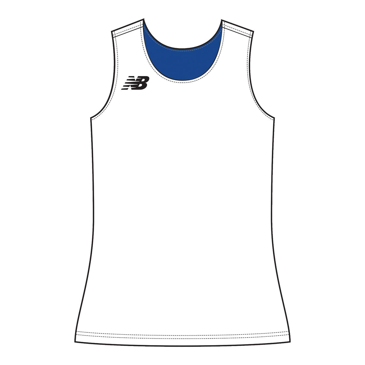 New Balance Women's Basic Stock Mesh Reversible Lacrosse Jersey-3