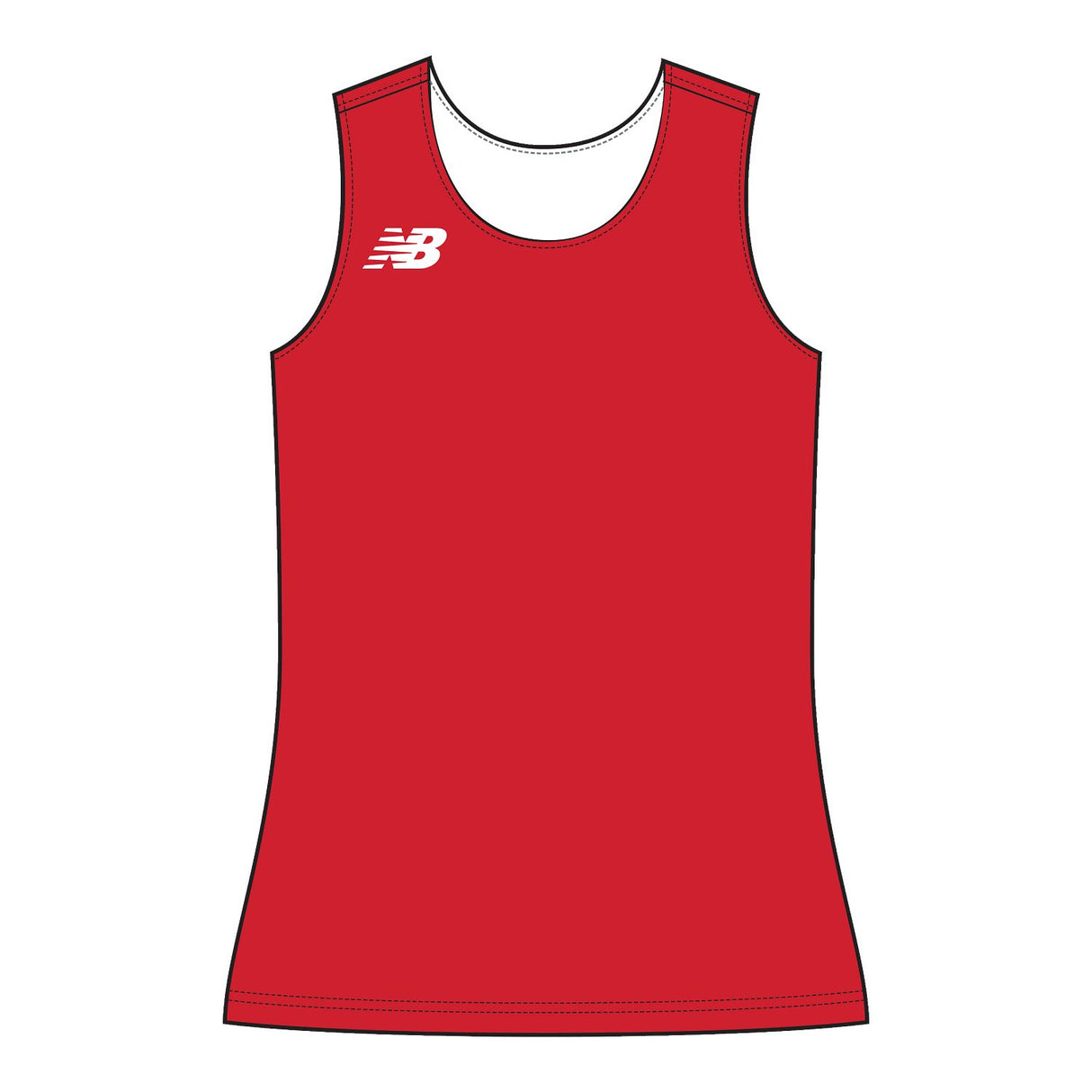 New Balance Women's Basic Stock Mesh Reversible Lacrosse Jersey-1