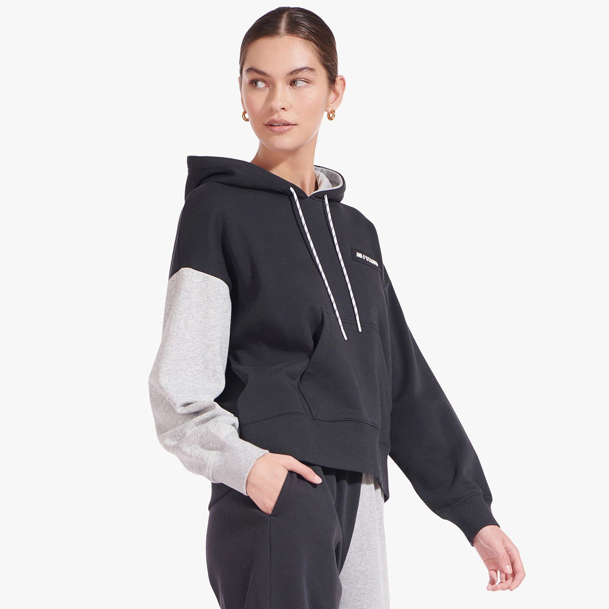 New Balance Women's STAUD Colorblock Sweatshirt-3