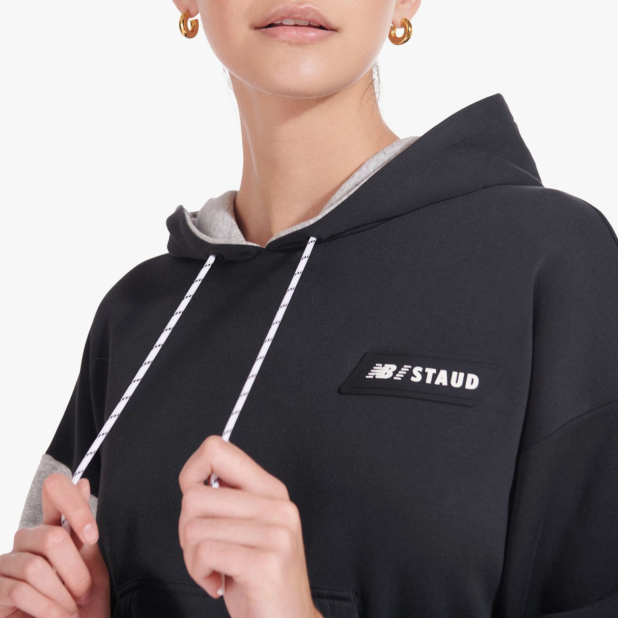 New Balance Women's STAUD Colorblock Sweatshirt-5