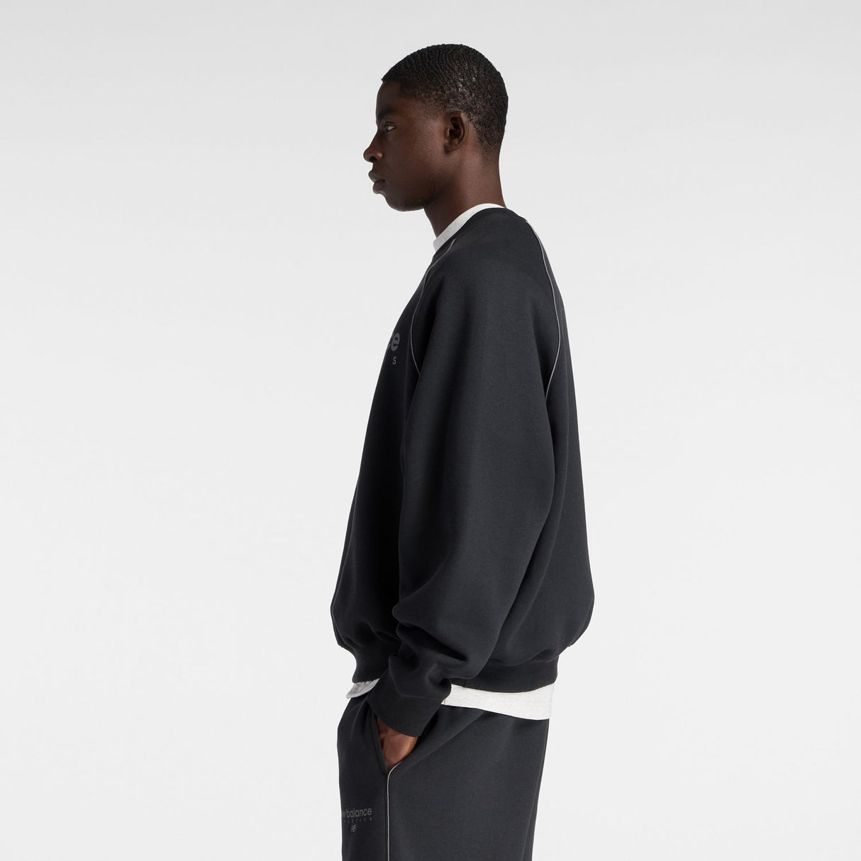 New Balance Men's Trackside Fleece Crew-3