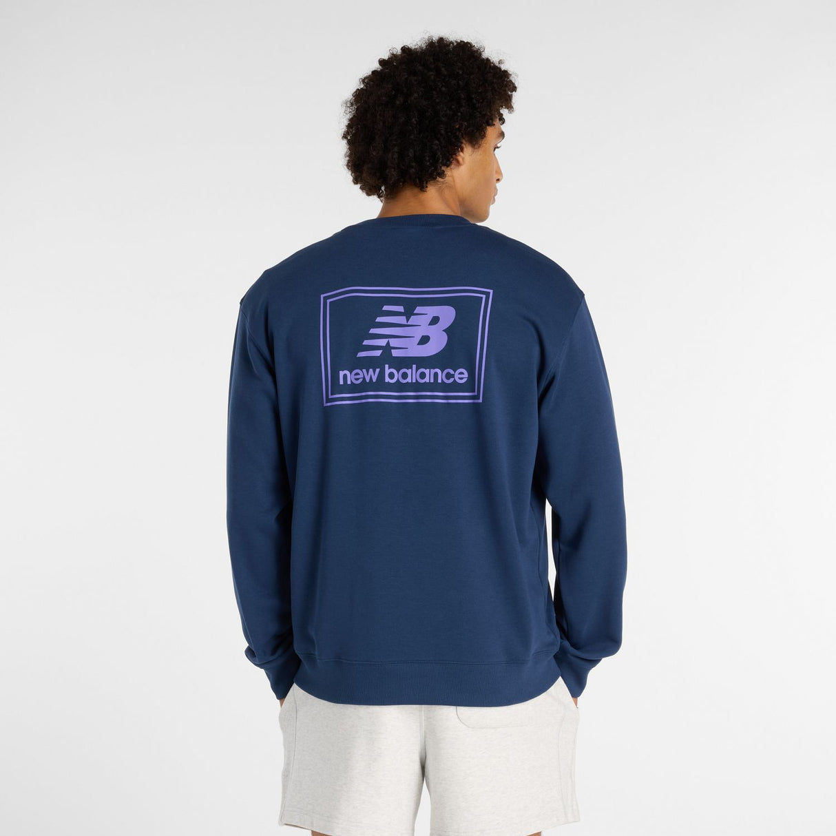 New Balance Men's Woven Label Crew-3