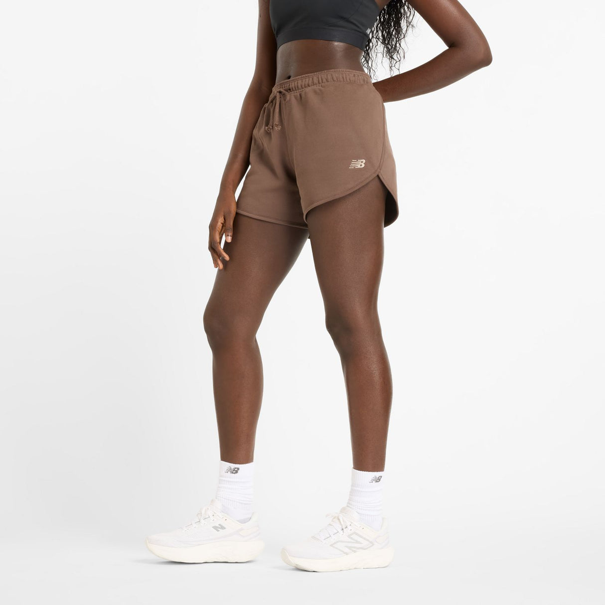 New Balance Women's French Terry Shorts-4