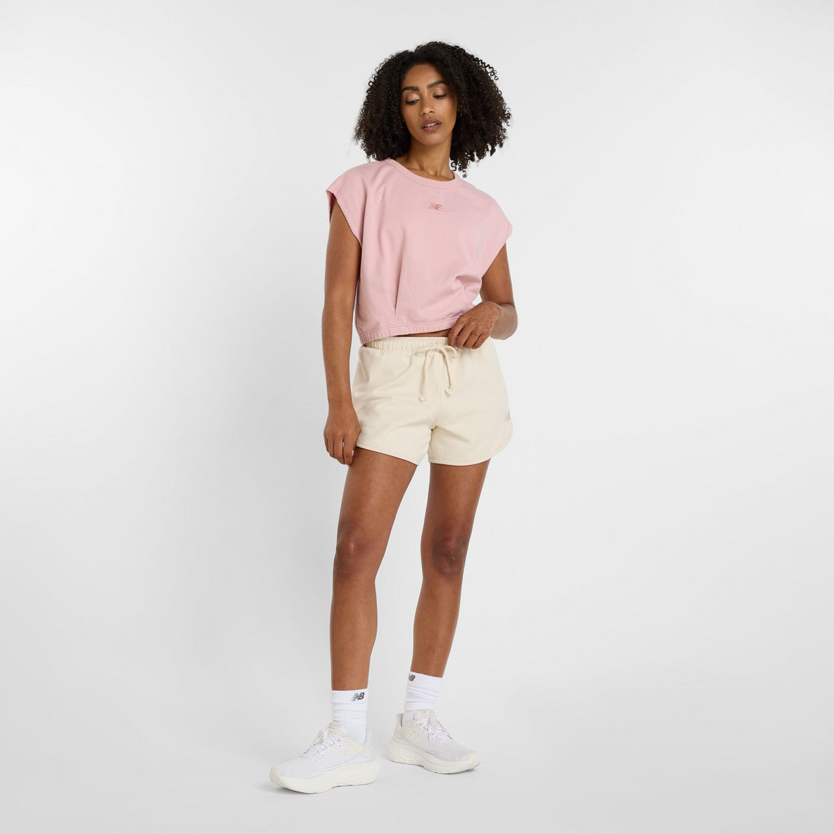 New Balance Women's French Terry Shorts-1