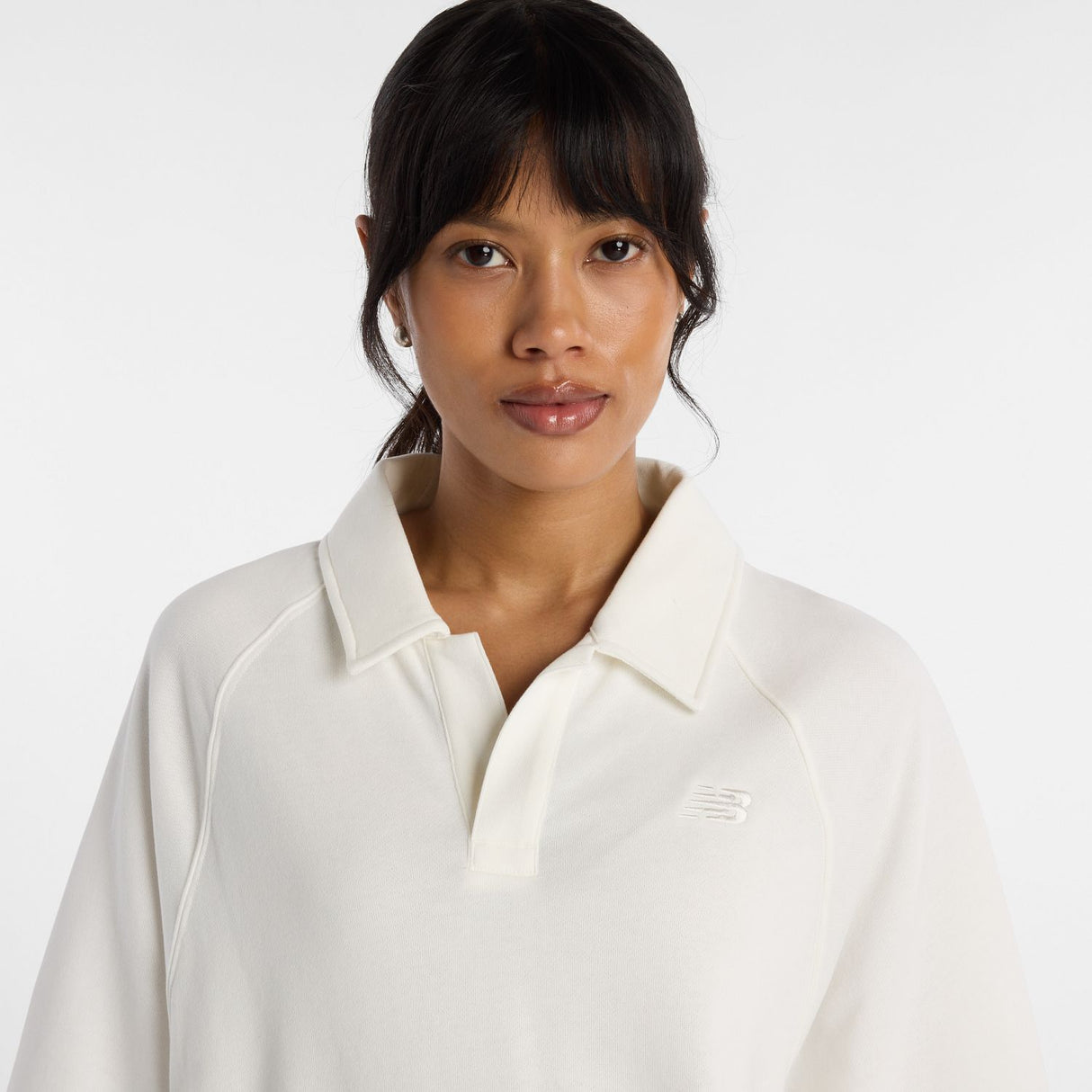 New Balance Women's Coastal Fleece Oversized Polo-4