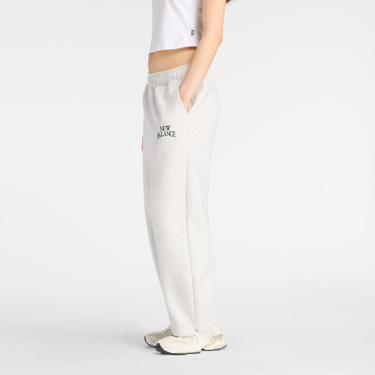 New Balance Women's Trackside Fleece Barrel Pants-3