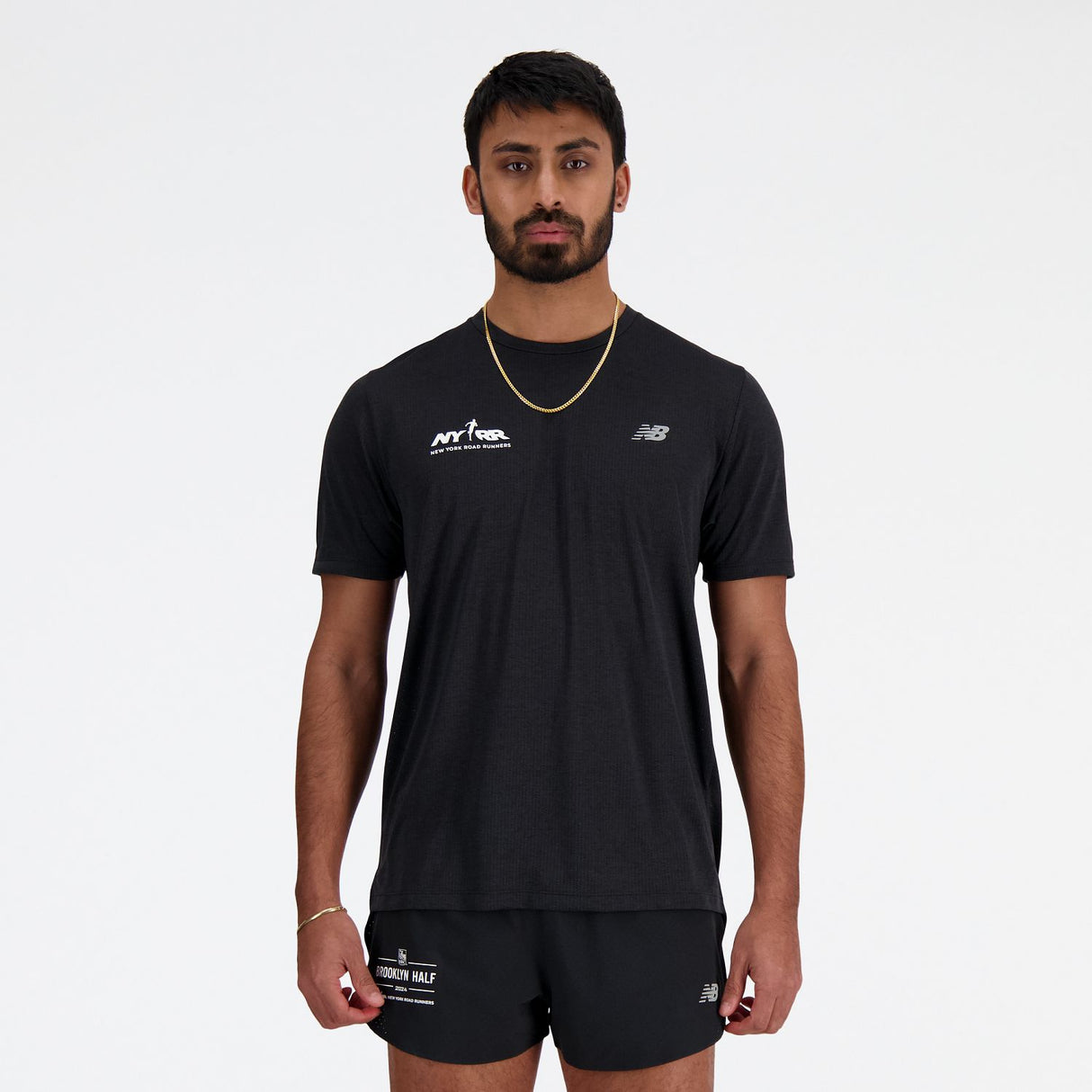 New Balance Men's Run For Life Crew Athletics T-Shirt-1