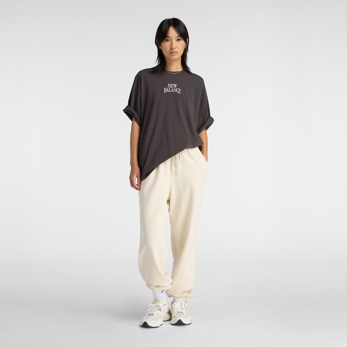 New Balance Women's Trackside Oversized T-Shirt-1
